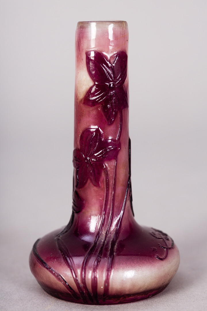 GALLÉ. Emil Charles Martin, kleine Vase, Nancy 1904.