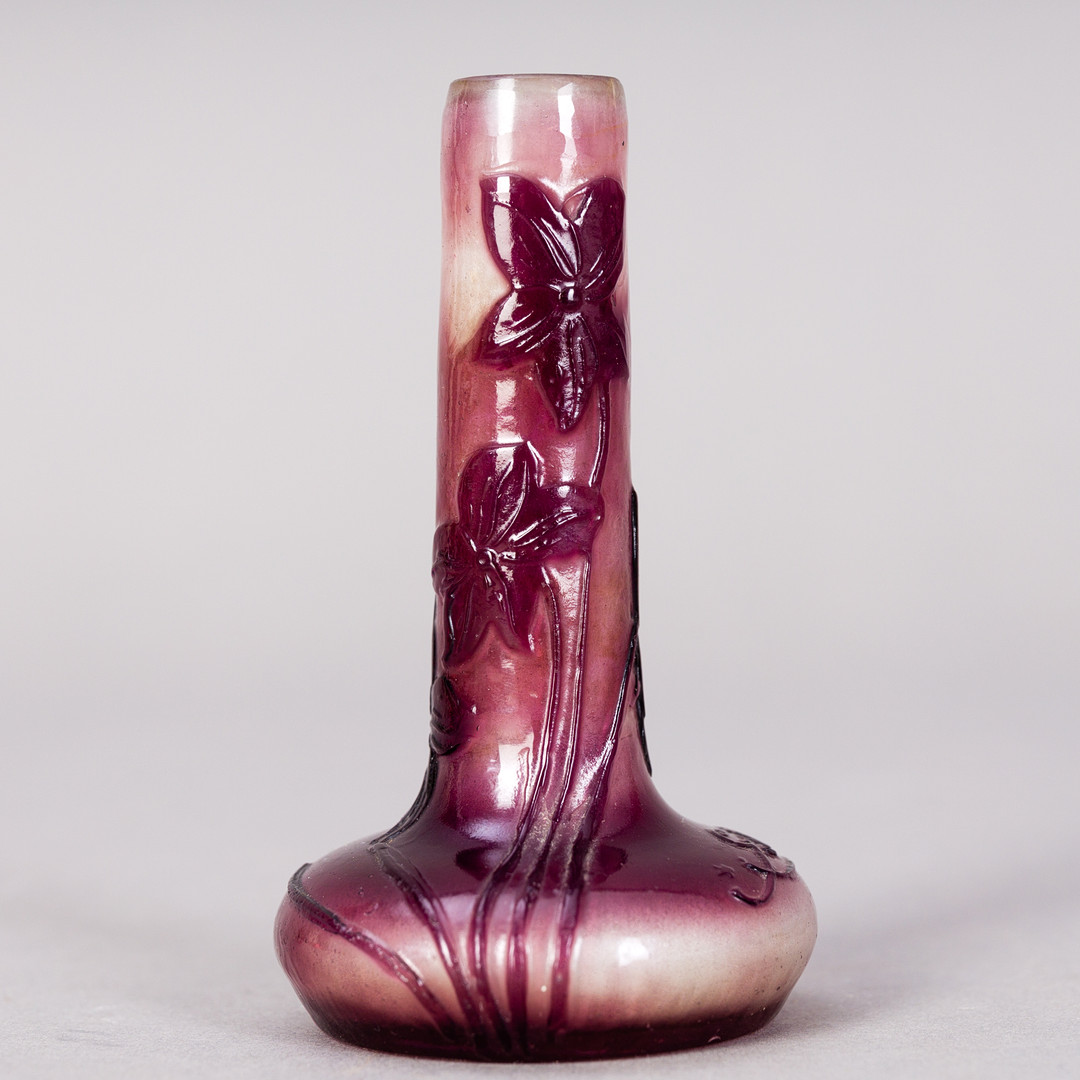 GALLÉ. Emil Charles Martin, kleine Vase, Nancy 1904.