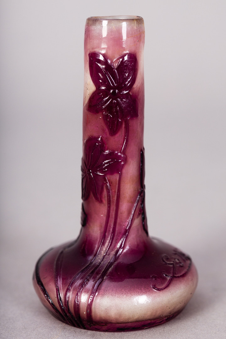 GALLÉ. Emil Charles Martin, kleine Vase, Nancy 1904.