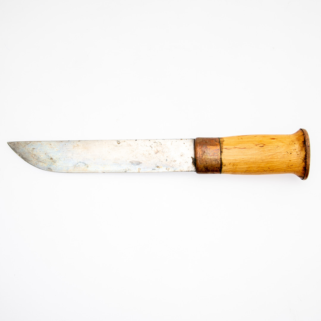 Samen-Messer mit Birkenholzgriff, Finnland, 1930er/40er Jahre.