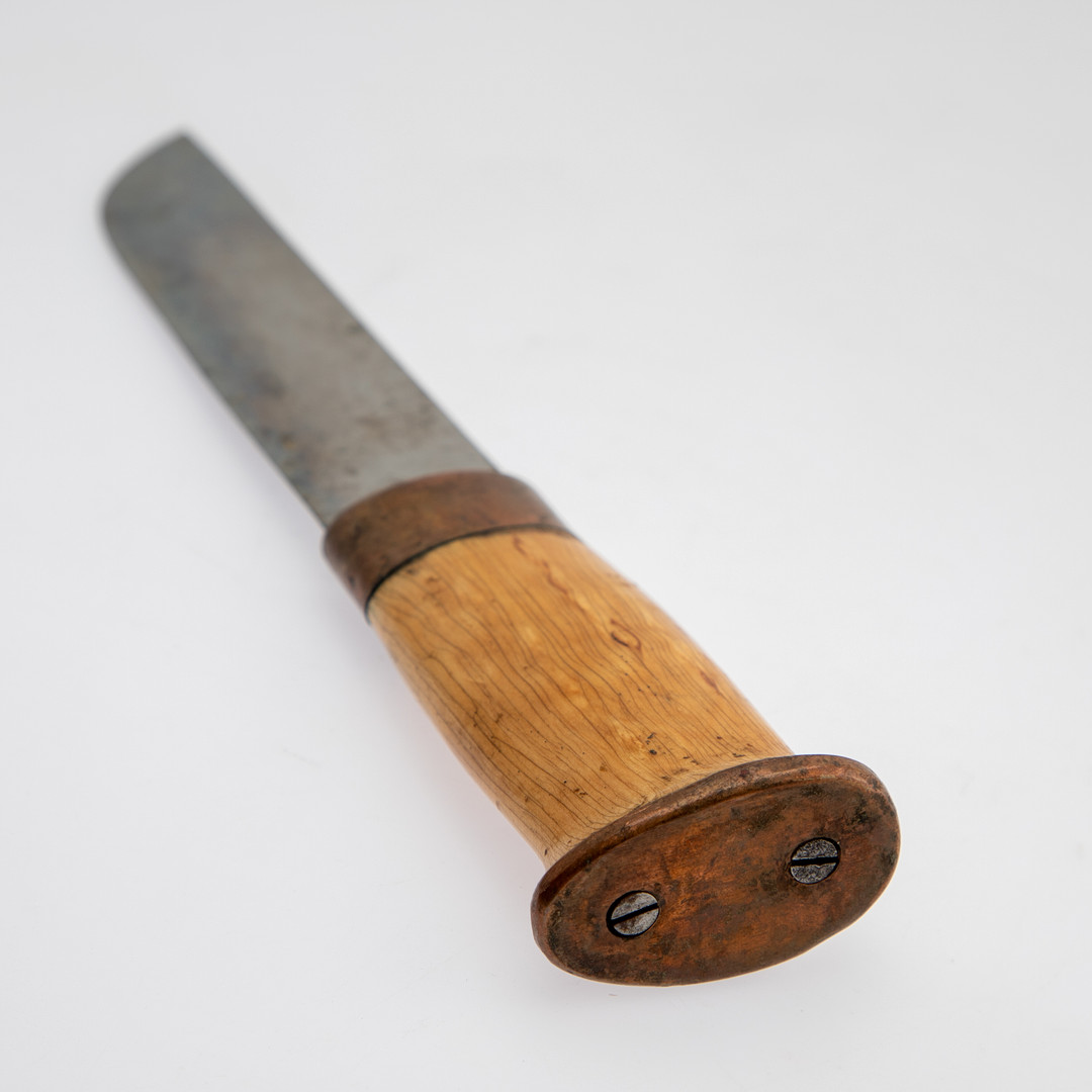 Samen-Messer mit Birkenholzgriff, Finnland, 1930er/40er Jahre.