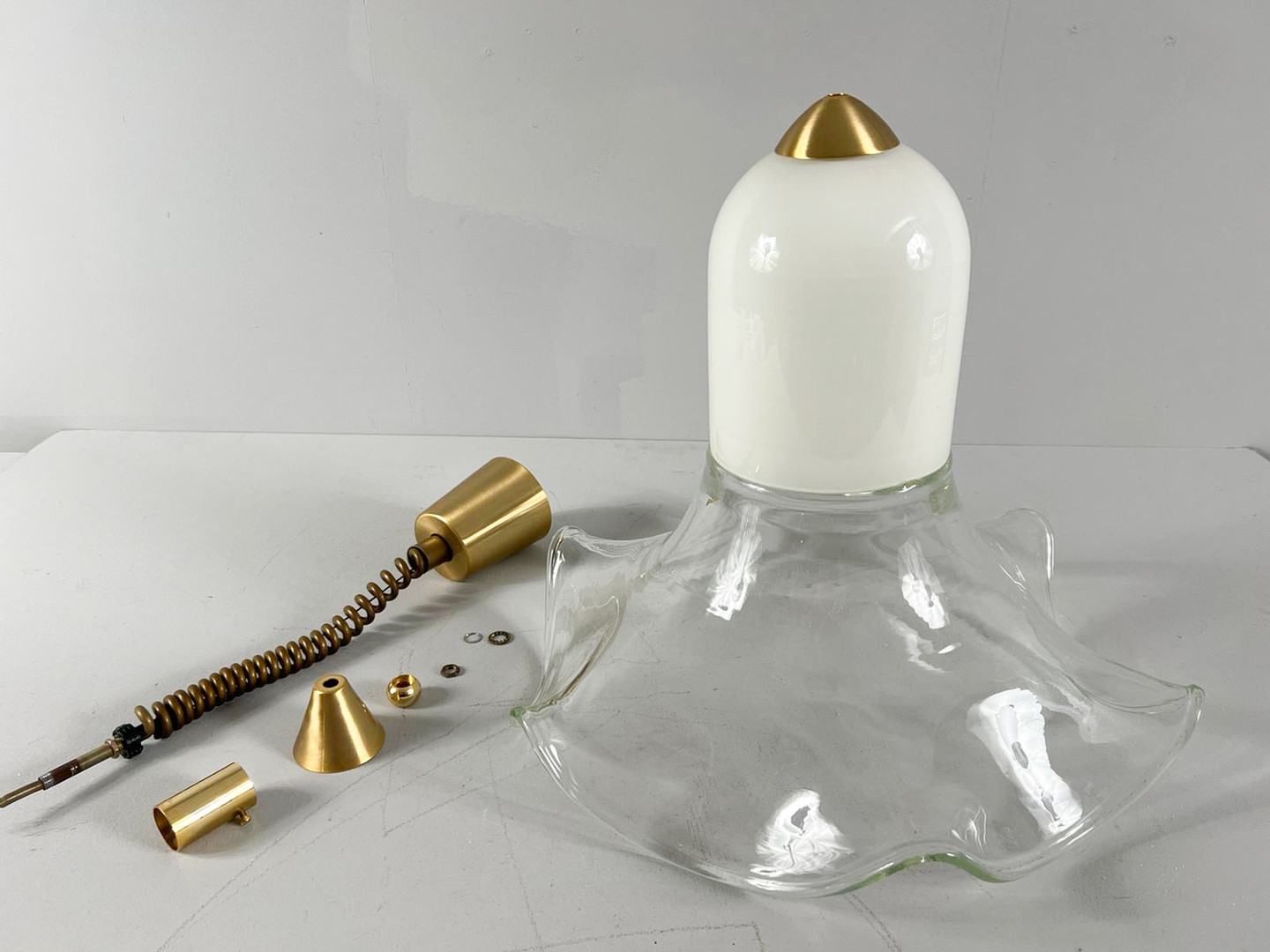 ROBERTO PAMIO & RENATO TOSO. Mid Century Deckenleuchte/Deckenlampe von Roberto Pamio & Renato Toso für Leucos, Italien, 1970er Jahre.