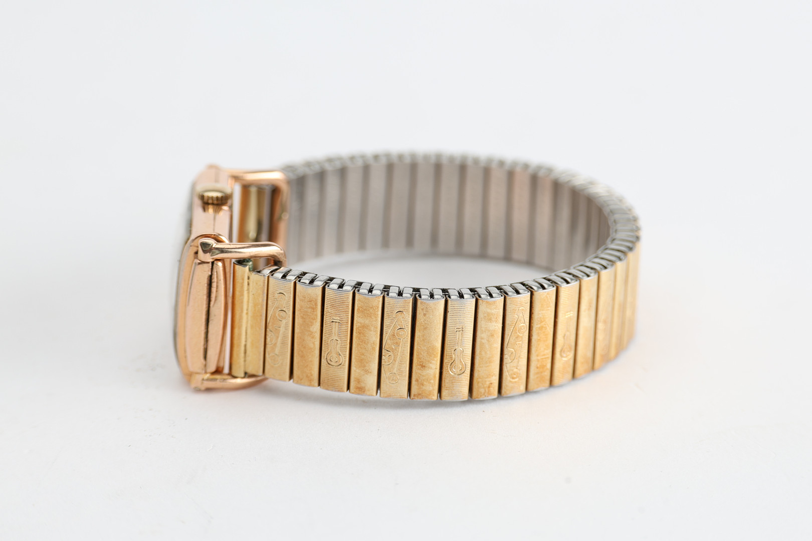 HAMILTON, armbandsur, double, manuellt uppdrag, 1940-tal.