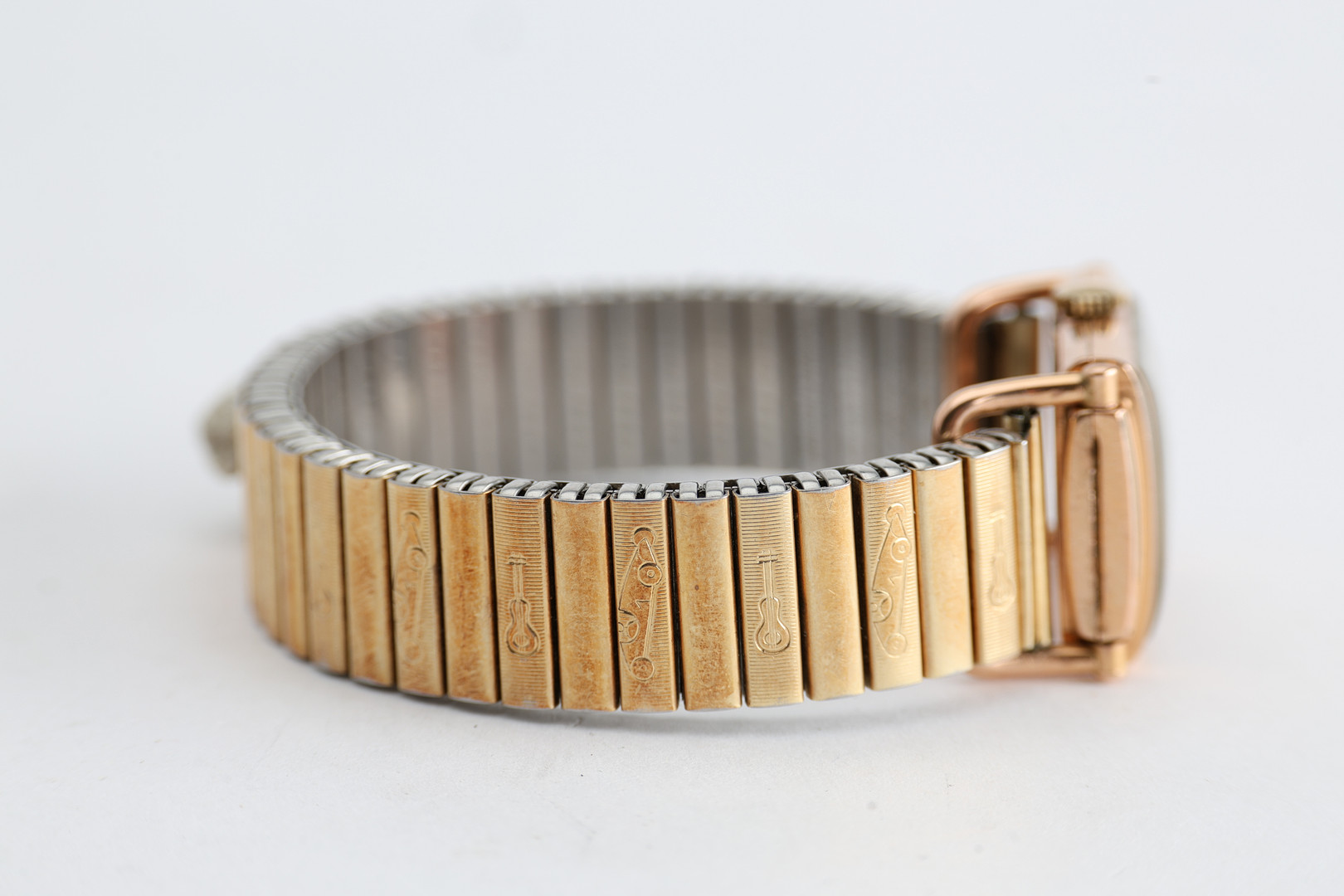 HAMILTON, armbandsur, double, manuellt uppdrag, 1940-tal.