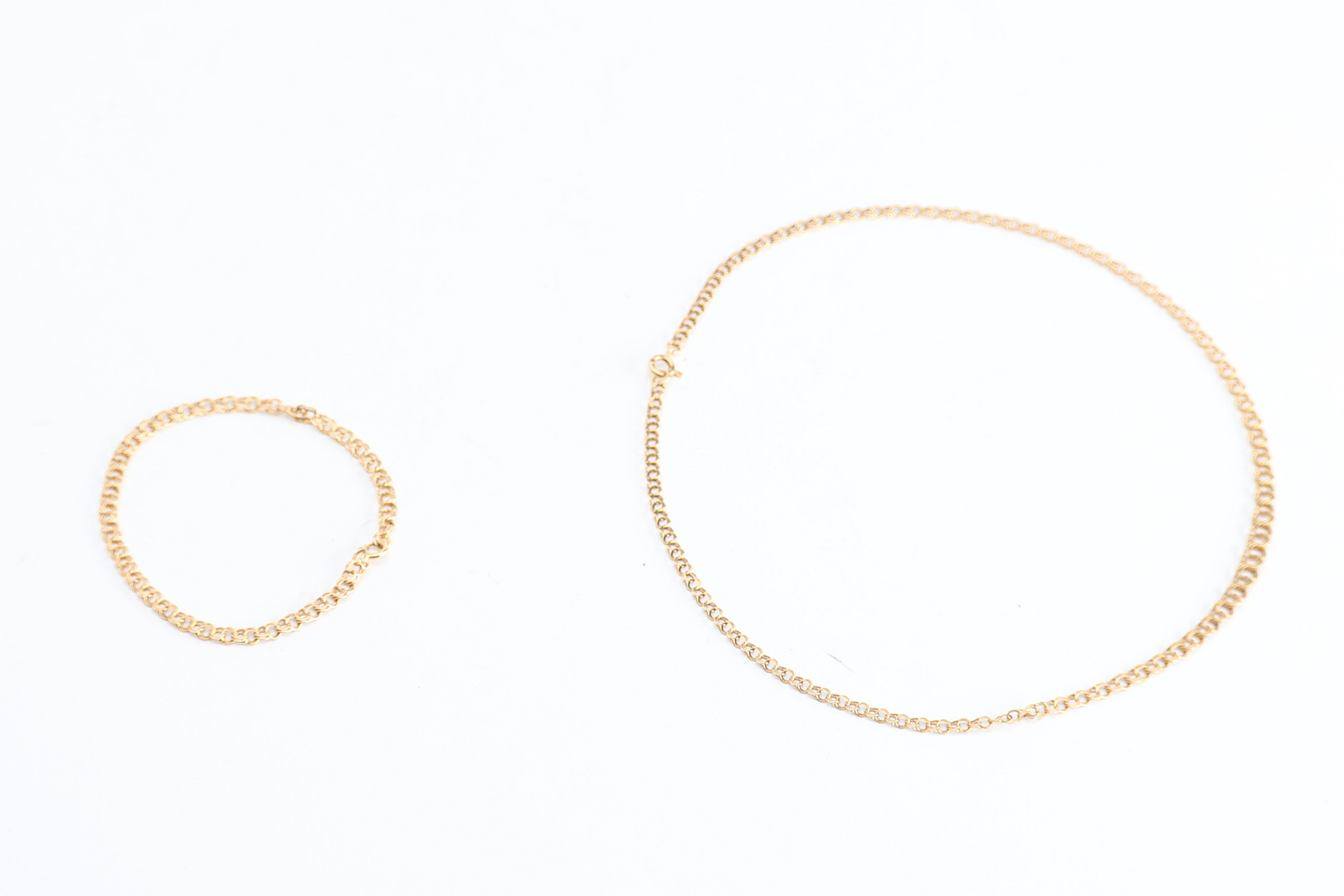 HALSBAND & ARMBAND, Bismarck, 18K guld.