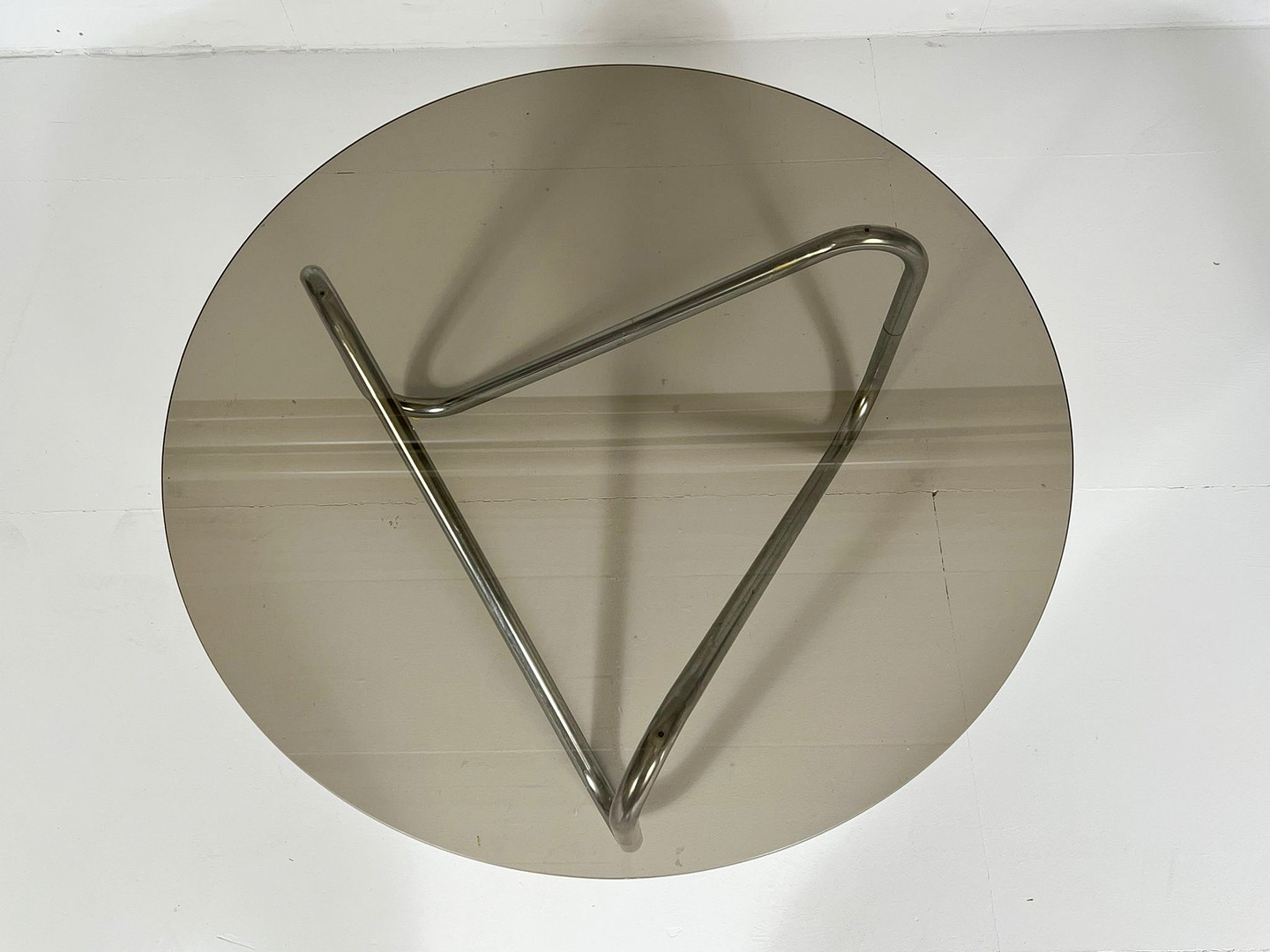 Französischer Stahlrohr Coffee Table, der 1970er Jahre.