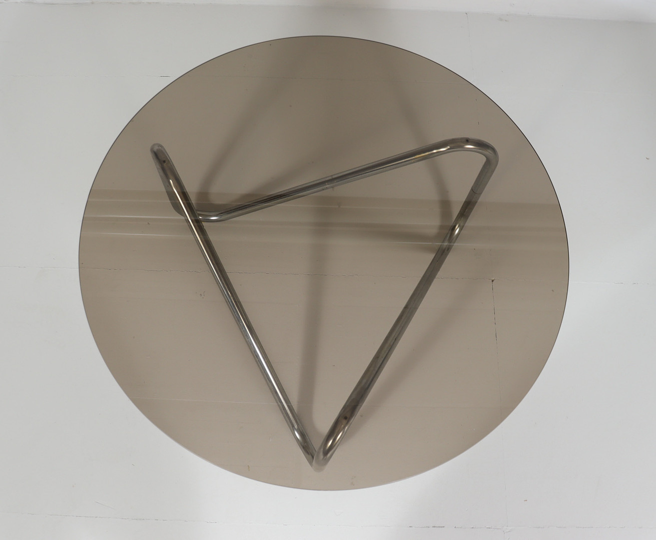 Französischer Stahlrohr Coffee Table, der 1970er Jahre.