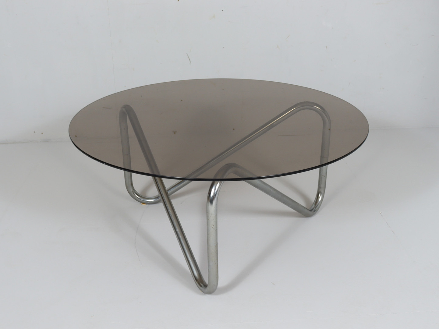 Französischer Stahlrohr Coffee Table, der 1970er Jahre.