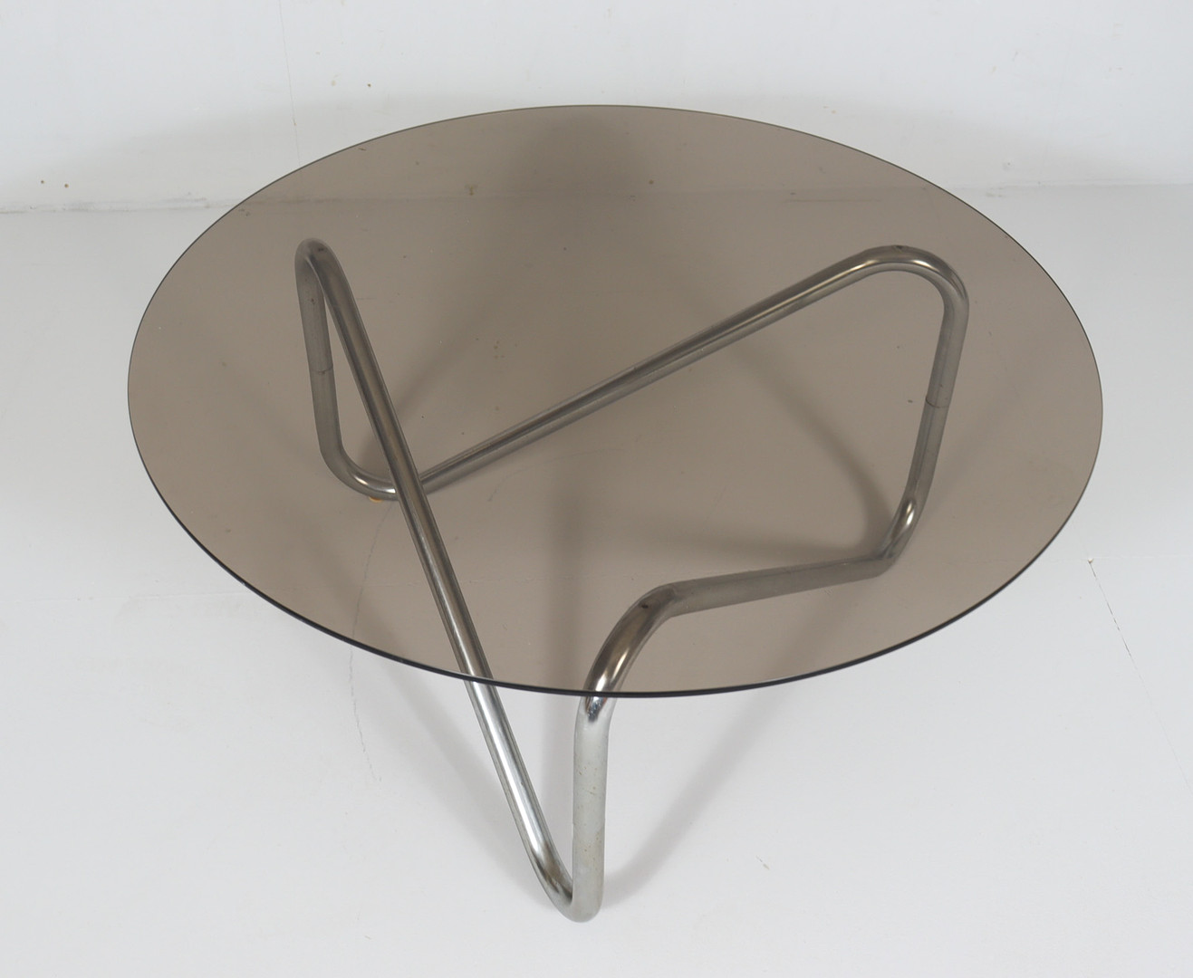 Französischer Stahlrohr Coffee Table, der 1970er Jahre.