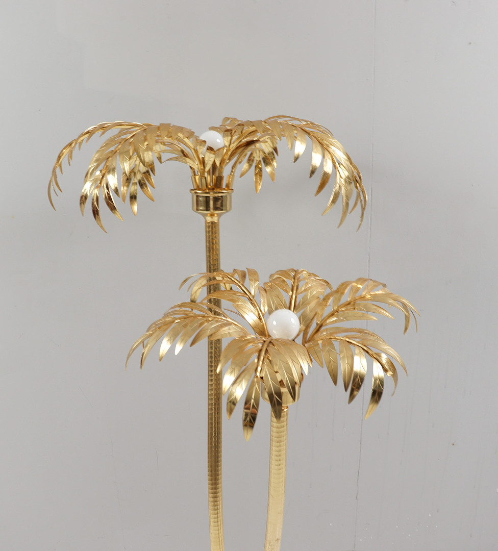 HANS KÖGL. Im Stil von. Hollywood Regency Stehleuchte/Stehlampe/Palmenlampe, Italien, 1980er Jahre.