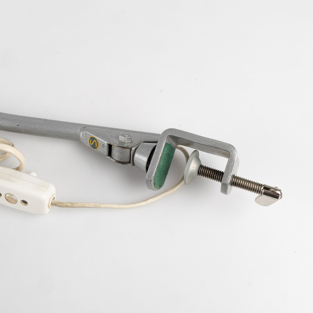 SKRIVBORDSLAMPA, metall, BJS Typ 5, 1950-tal.