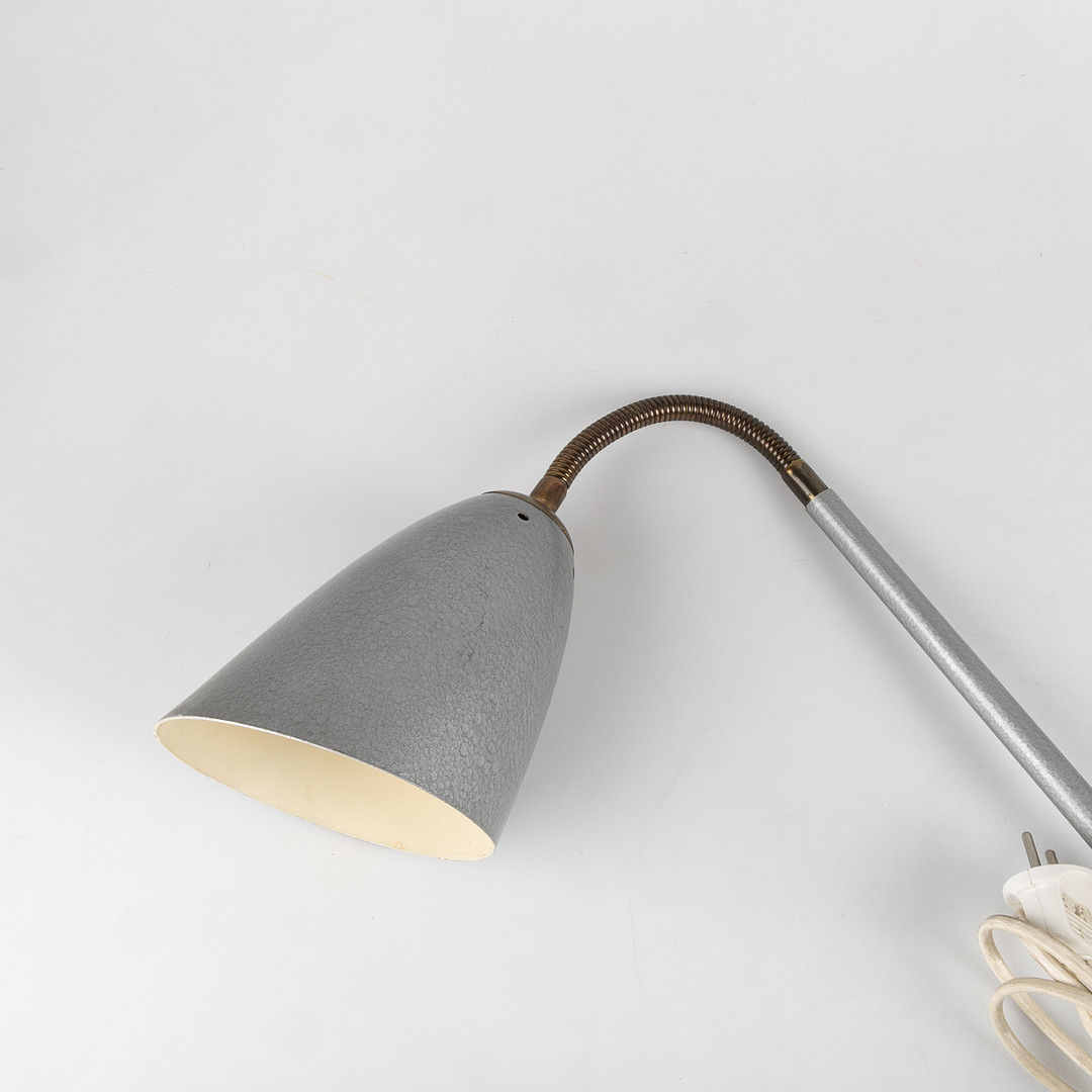 SKRIVBORDSLAMPA, metall, BJS Typ 5, 1950-tal.