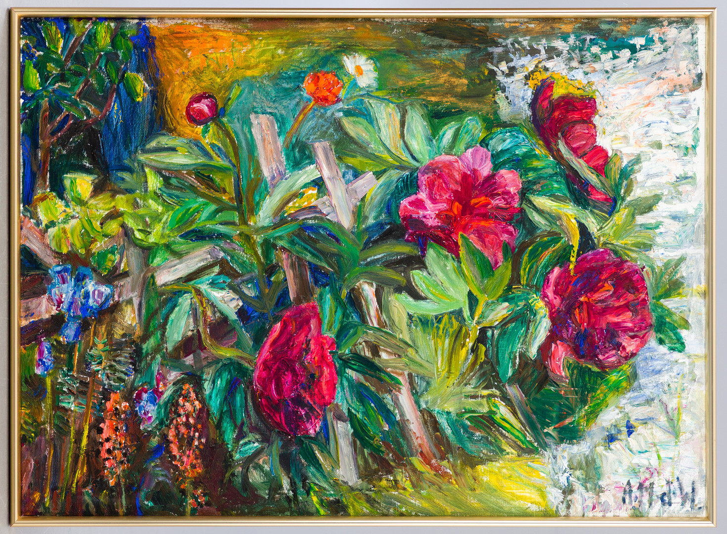 ASTRID MUNTHE DE WOLFE (GEB. 1926). Pfingstrosen.