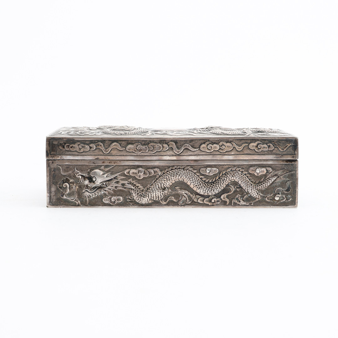 ASK, silver, Östasiatisk, märkt med tecken samt GK, 1900-tal.