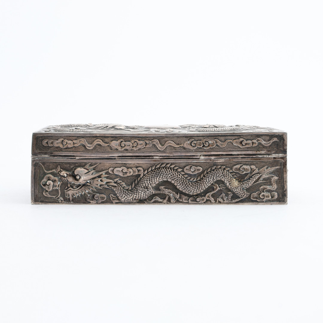 ASK, silver, Östasiatisk, märkt med tecken samt GK, 1900-tal.