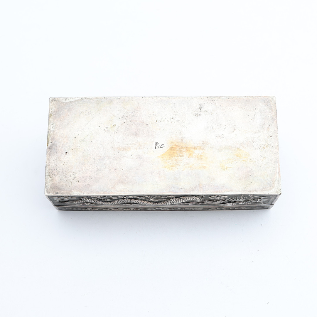 ASK, silver, Östasiatisk, märkt med tecken samt GK, 1900-tal.