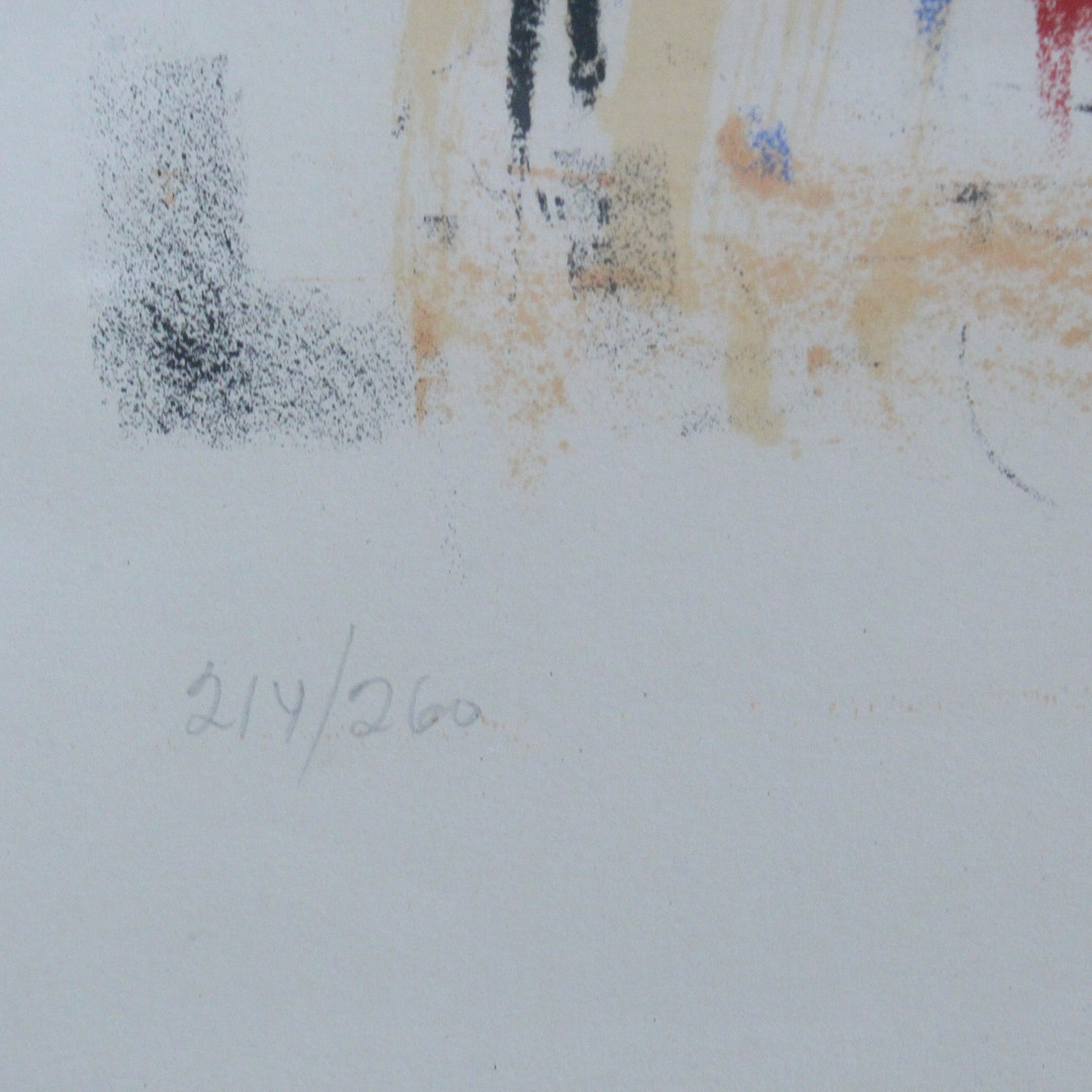 FRED ANDERSSON. 'Arena', Lithographie, limitiert, Ed. 214/260, signiert.