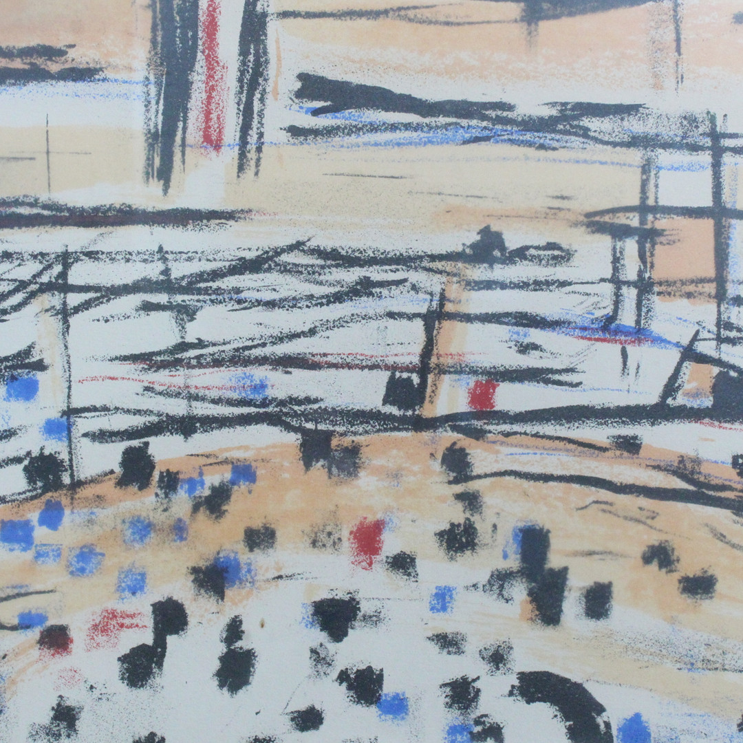 FRED ANDERSSON. 'Arena', Lithographie, limitiert, Ed. 214/260, signiert.