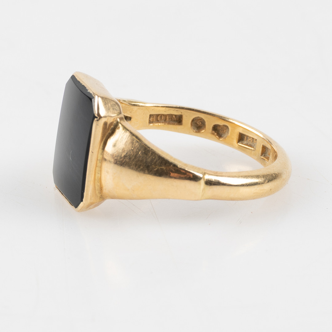KLACKRING, 18K guld.