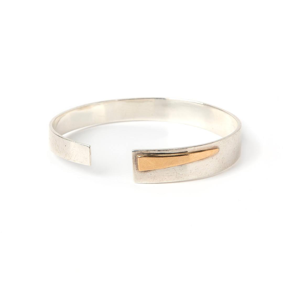 BERIT LINDSKOG, collier samt armring, silver, Dals Långed, 1997 samt 2003.
