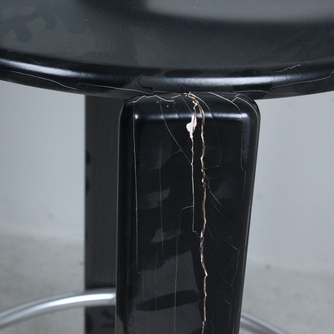 BRUNO REY. Dietiker / Kusch & Co., Paar Barhocker / Bar Stool, Buche, Entwurf 1971, Deutschland.