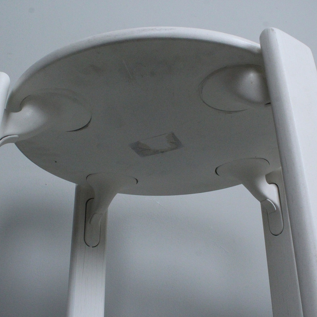 BRUNO REY. Dietiker / Kusch & Co., Paar Barhocker / Bar Stool, Buche, Entwurf 1971, Deutschland.