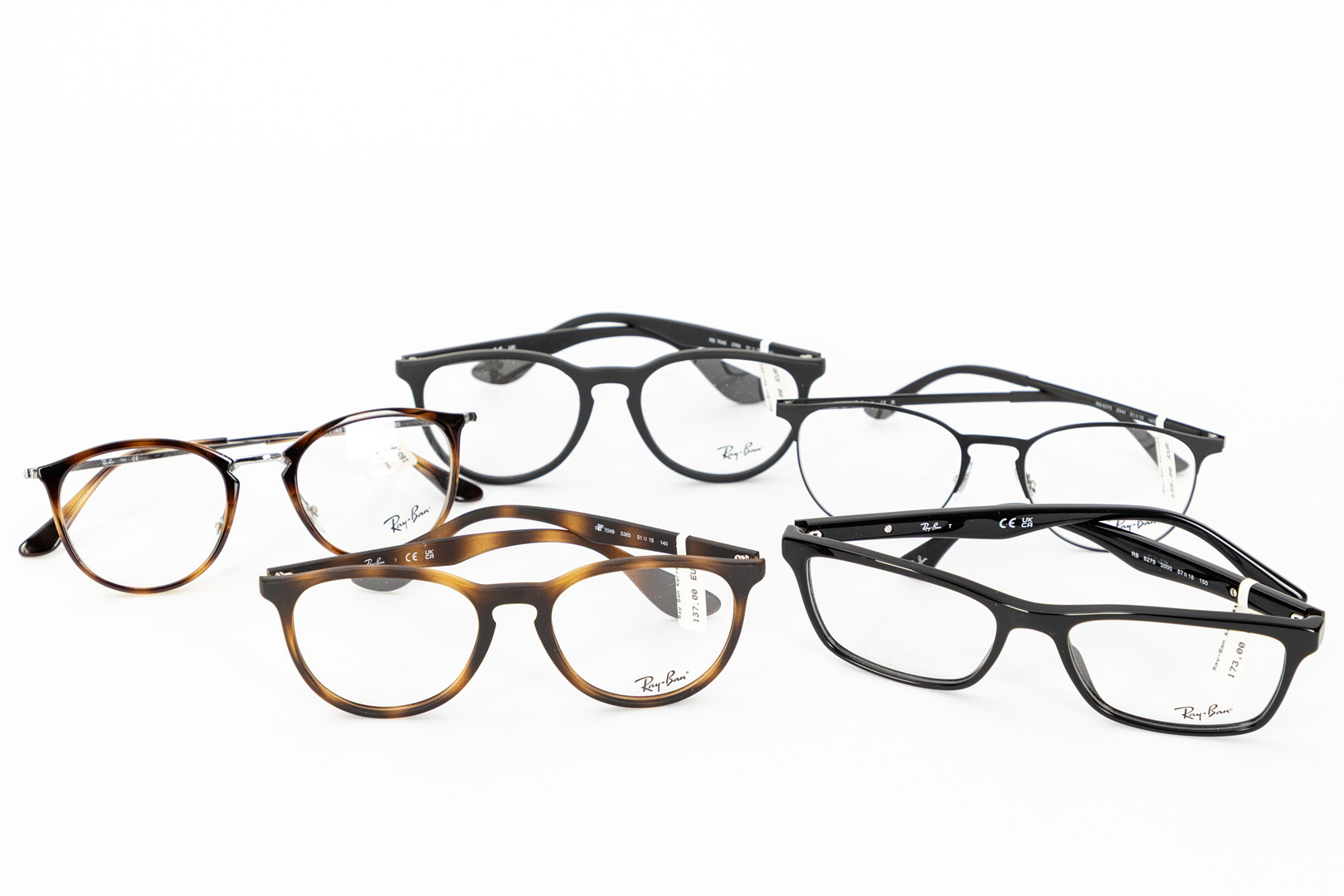 Ray Ban Konvolut: 5 Brillen.