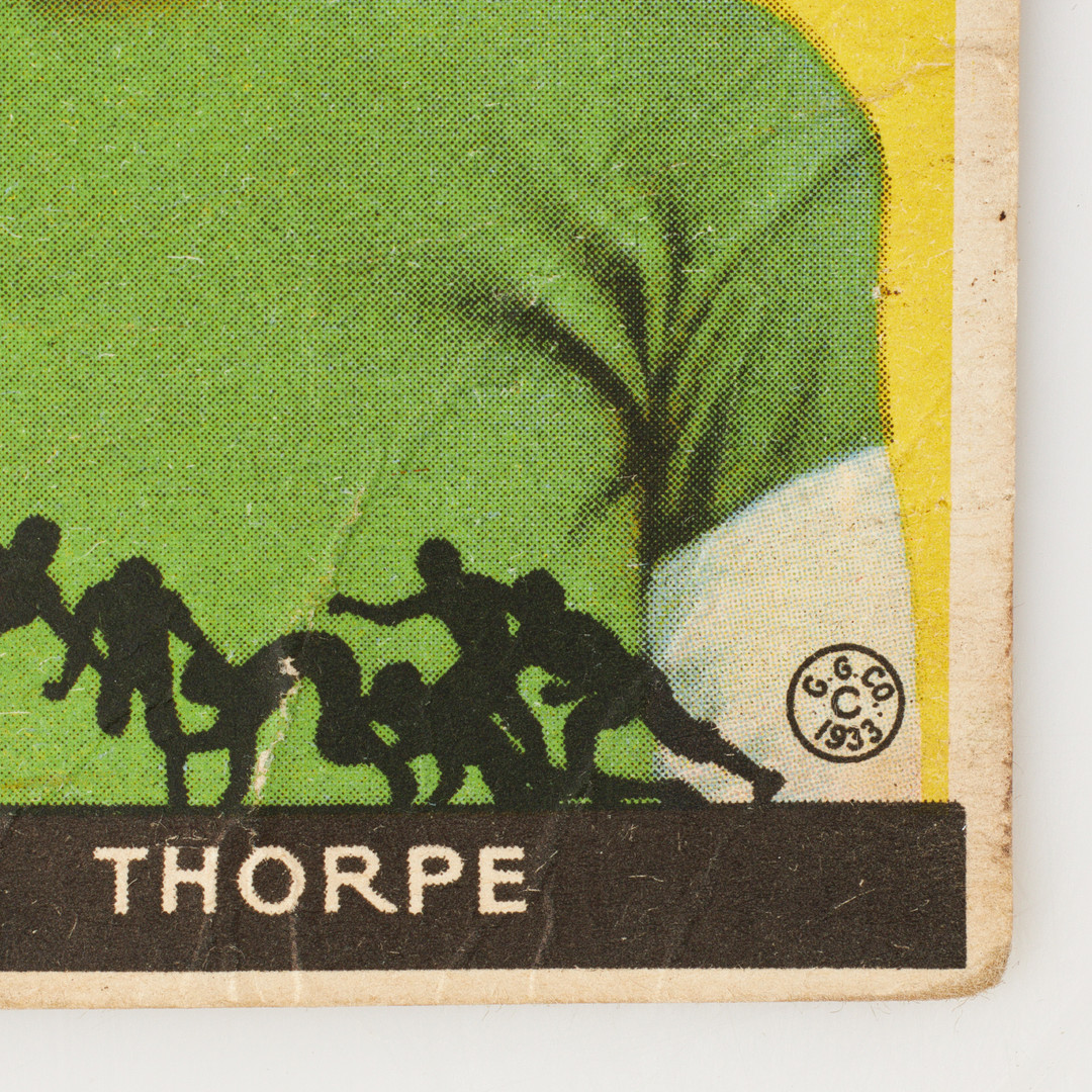 SAMLARBILD, Jim Thorpe, No. 6, Goudey Gum Co. 1933, Sport Kings Gum.