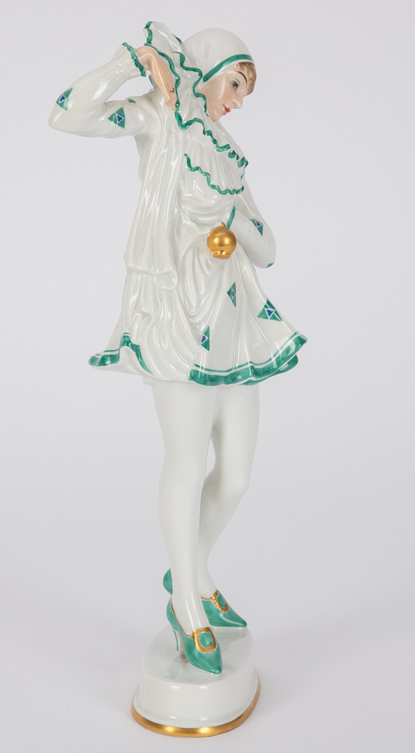 CONSTANTIN HOLZER-DEFANTI (1881 WIEN-1951 LINZ). ´Piererette `(Anita Berber), Rosenthal, Kunstabt. Selb, 1922.