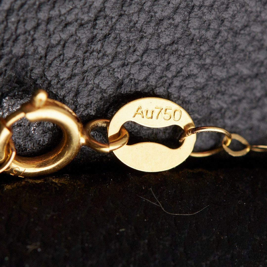 Perlenkette, 750er Gold, Akoya Perlen.