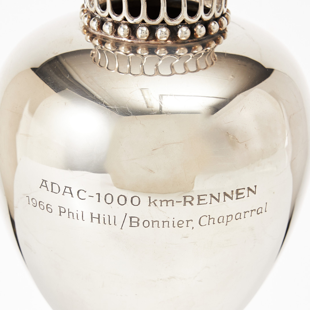 POKAL, silver, Wilkens, Tyskland, genombruten och godronnerad dekor. Graverad text 