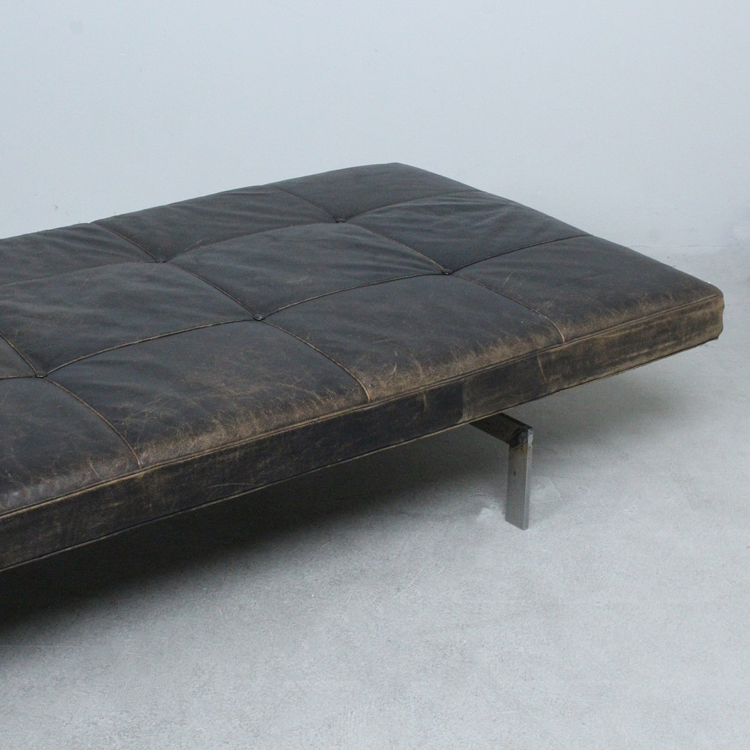 POUL KJAERHOLM. E. Kold Christensen, Daybed, Modell 'PK-80', sehr frühe Ausführung, um 1959.