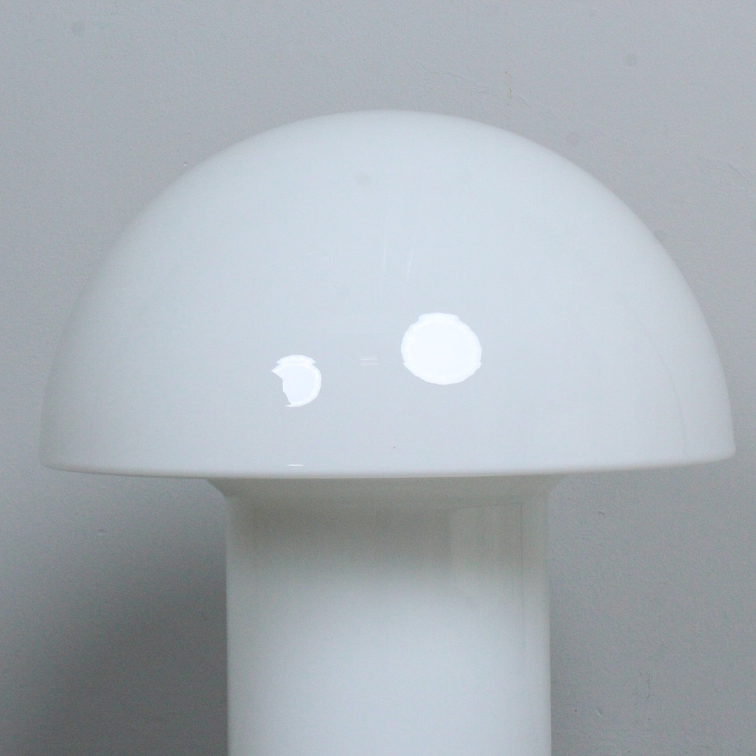 PEILL & PUTZLER. Große Pilzleuchte / Mushroom Lamp, Glas, 1970er Jahre.