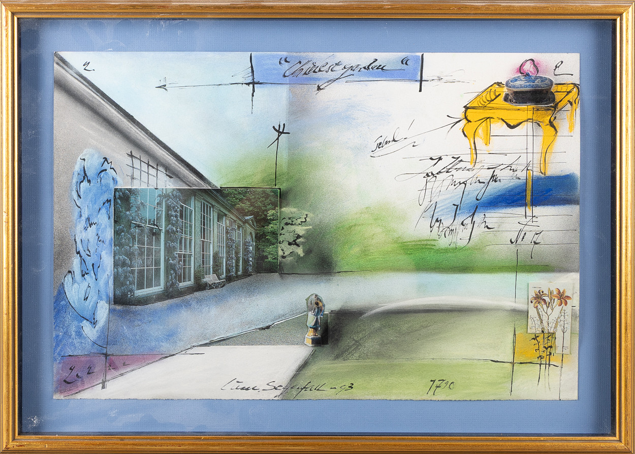 MARY SEGERFALK. Blandteknik med assemblage.
