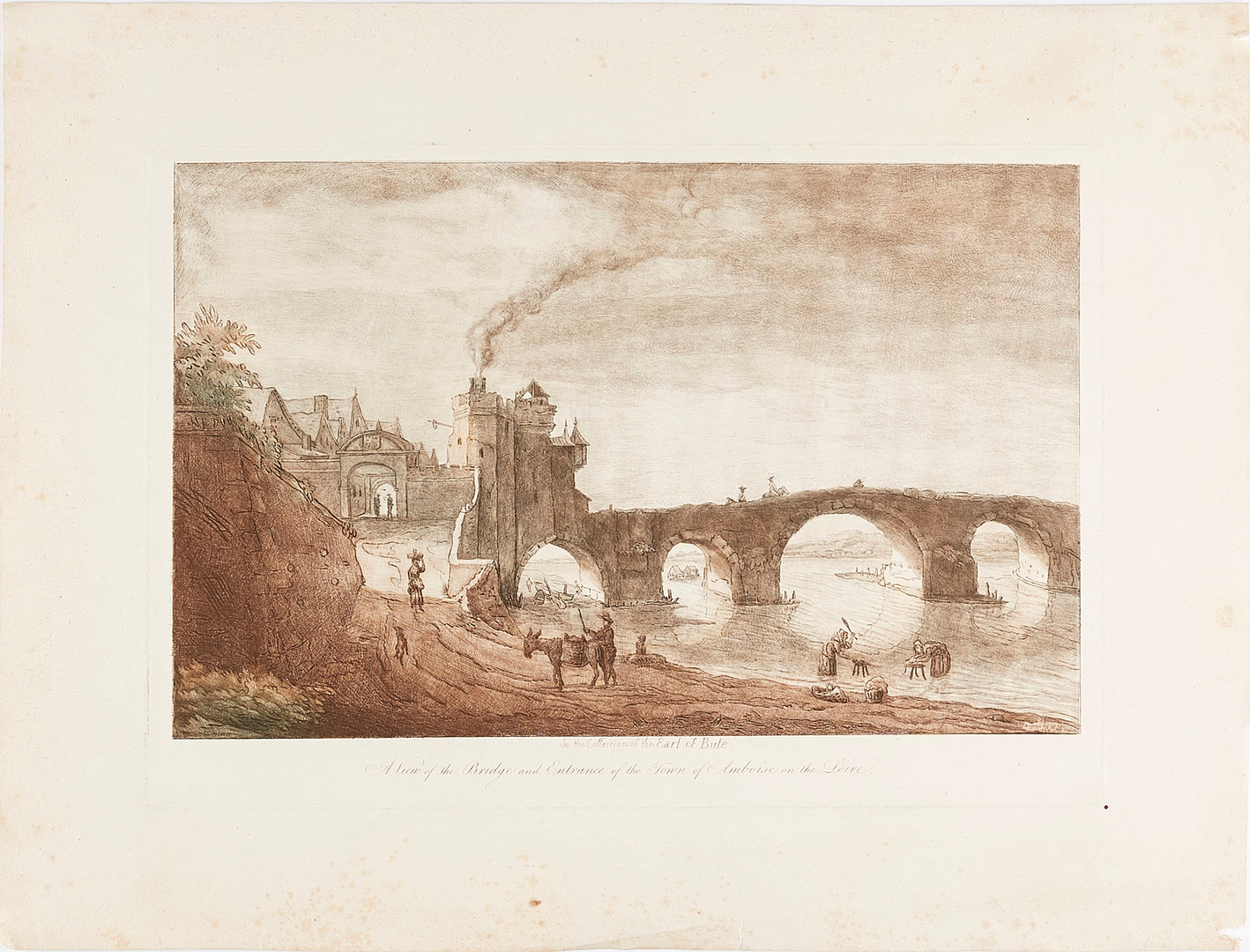 GRAVYRER I STORT FORMAT, 1700-1800-tal, 3 st.