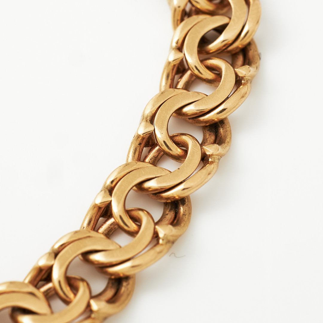 ARMBAND, 18 k guld, Bismarck, Danderyds Guldsmedja, Georg W Wahlström, Stockholm 1955.