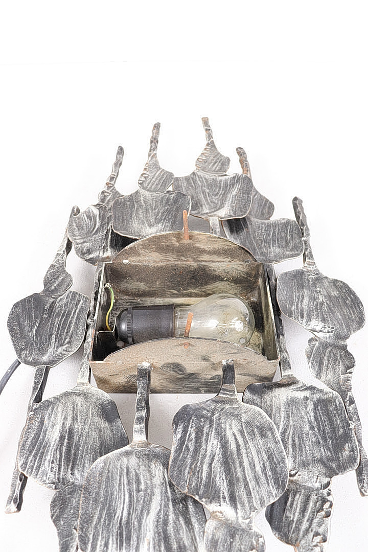 Brutalistische Wandlampe von Tom Ahlström & Hans Ehrlich, Schweden, 1960er.