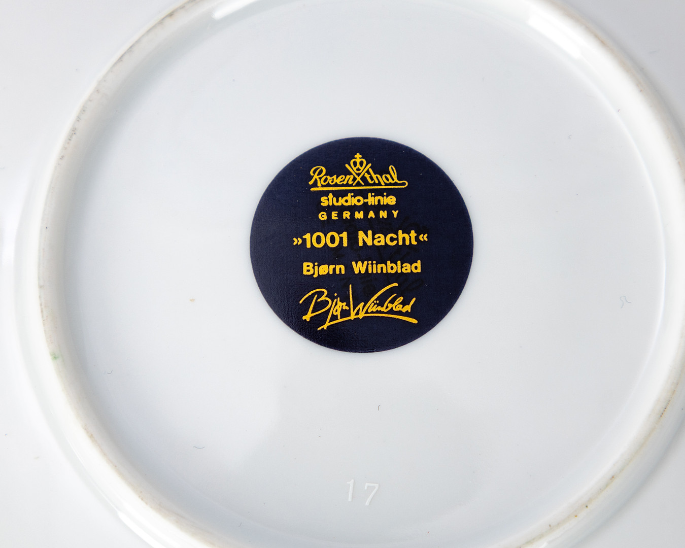 BJÖRN WIINBLAD. Vier Mokka Gedecke ´1001 Nacht `, Rosenthal (12).