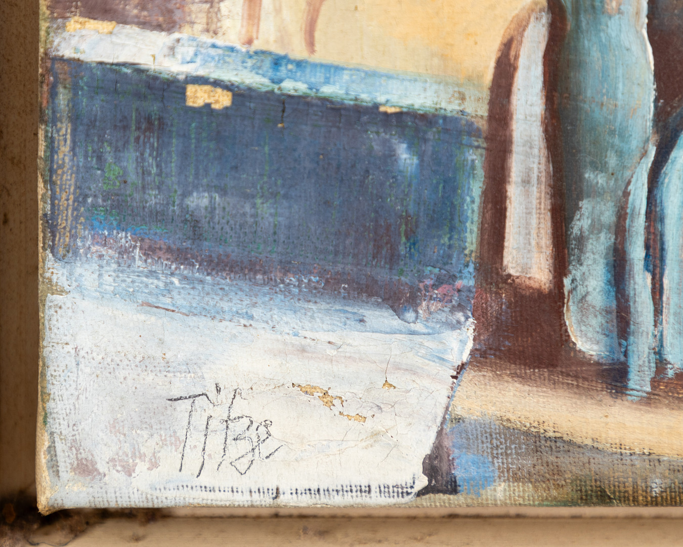 WILLI TITZE (1890-1979). Strassenszene aus Hamburg.