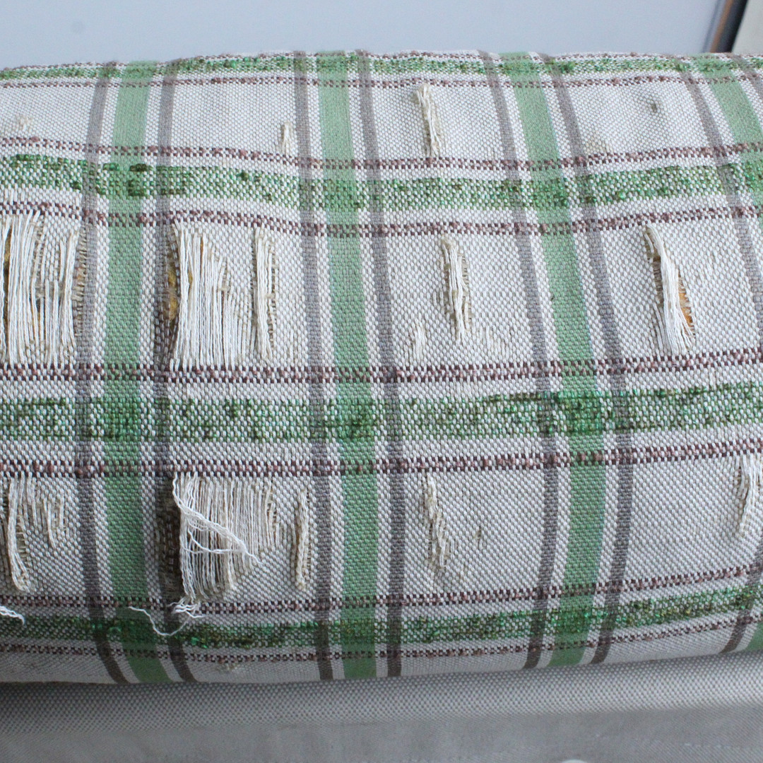 Skandinavischer Sessel , Stoff, Kiefernholz, 1970er.