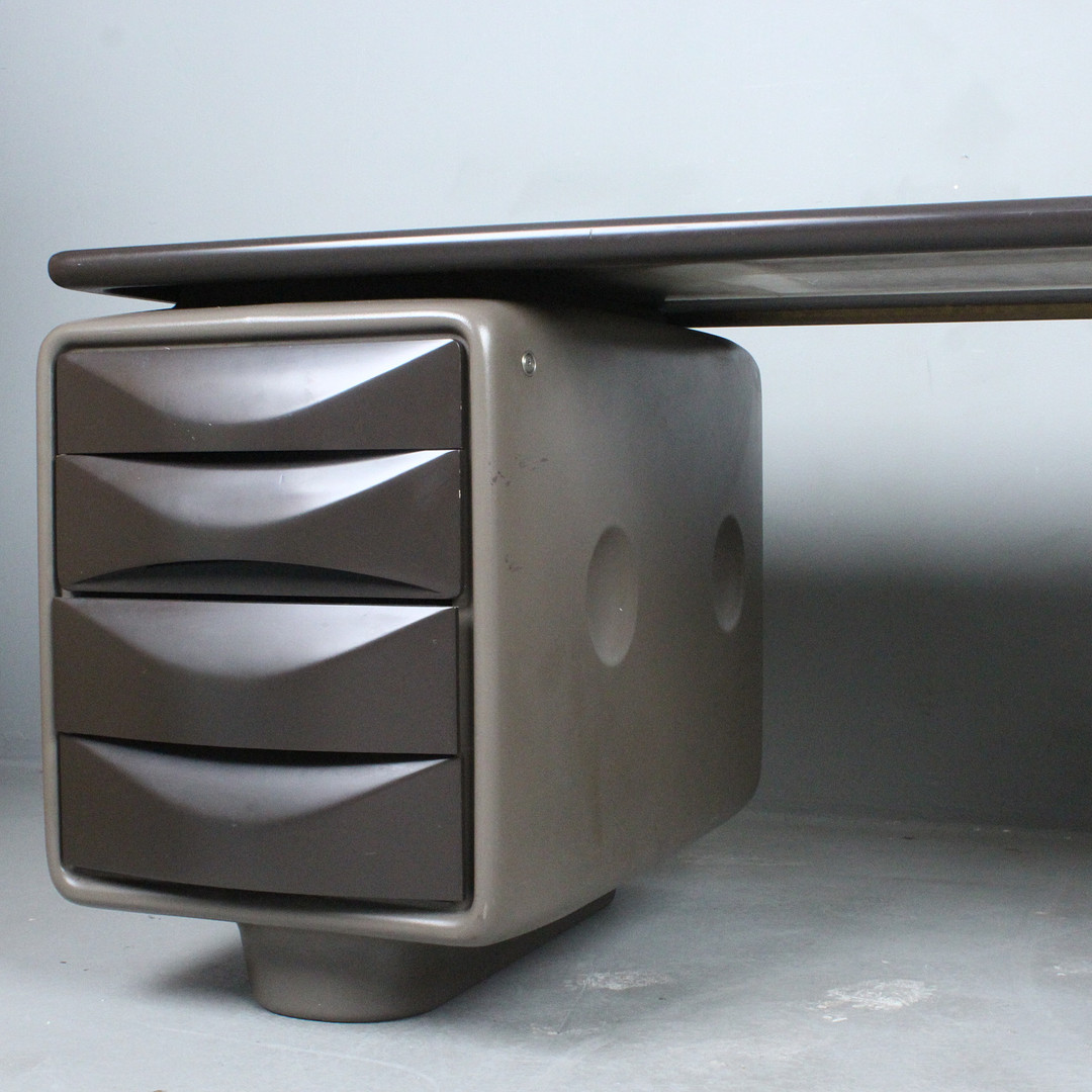 ERNEST 'IGL' HOFMANN (1920-2001). Wilhelm Werndl. Schreibtisch, Modell 'Jet', 1970er Jahre.