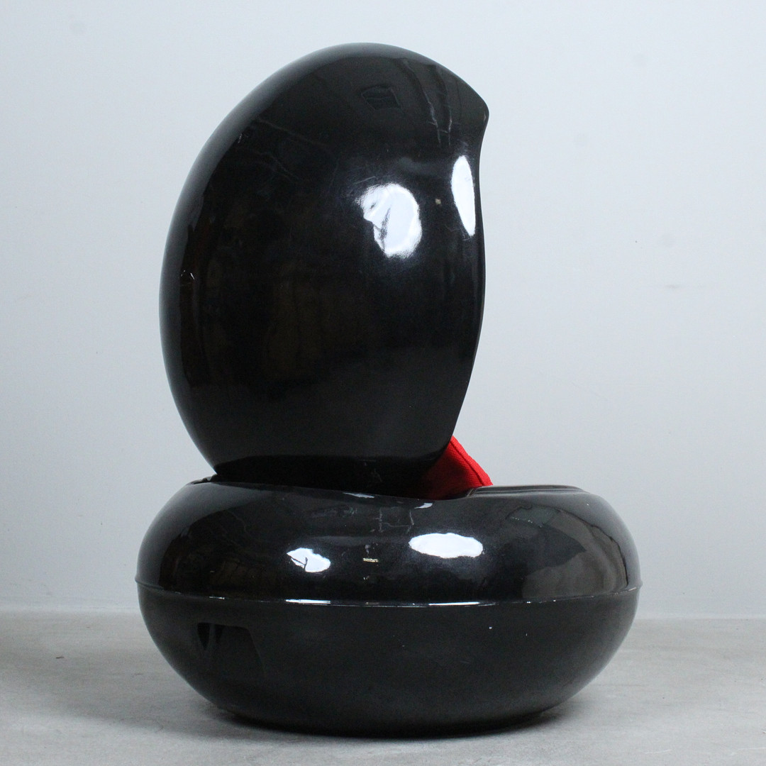 PETER GHYCZY. Reuter. Gartensessel / Loungechair, Modell 'Senftenberg Ei' / 'Garden Egg', Entwurf von 1968.