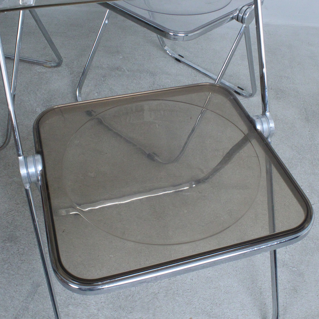 GIANCARLO PIRETTI. für Castelli, Vier Stühle/ Klappstühle, Modell 'Plia', Italien, 1970er Jahre.