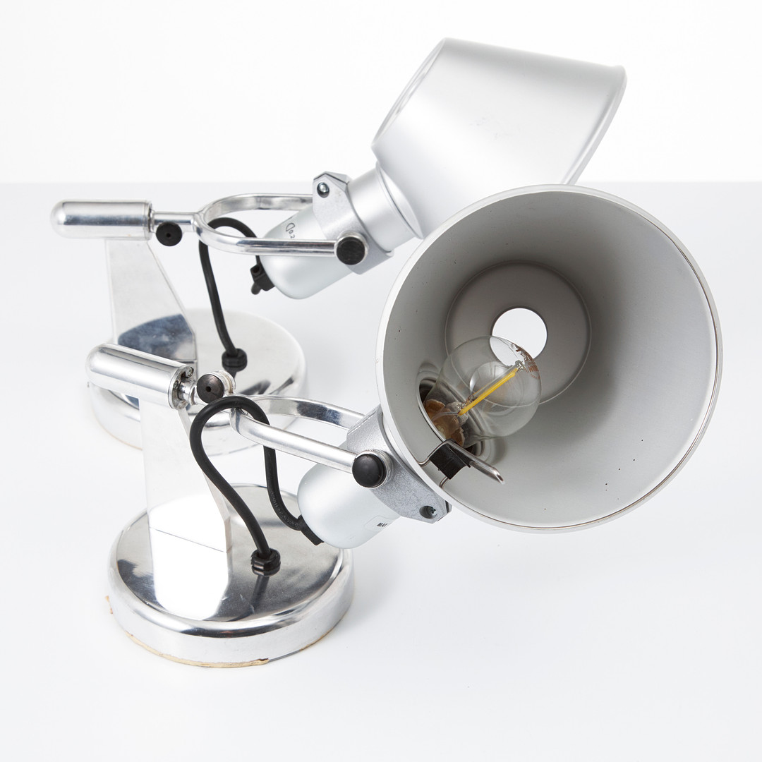 MICHELE DE LUCCHI & GIANCARLO FASSINA. Tolomeo, vägglampor, 2 st, för Artemide.