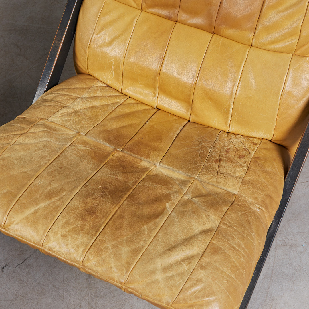 UBALD KLUG. De Sede, Zwei Sessel / Lounge Chairs, Modell 'DS80', Leder, 1970er Jahre, Schweiz (2).