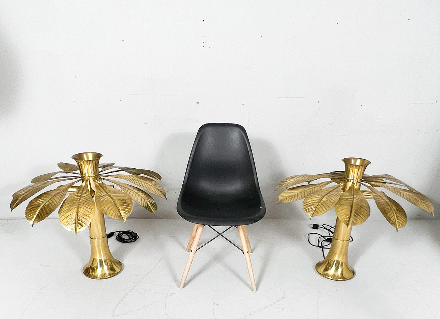 CARLO GIORGI. 2 Skulpturale Lampen/Tischlampen von Carlo Giorgi für für Bottega Gadda, Modell: Ippocastano, Italien, 1970er Jahre.