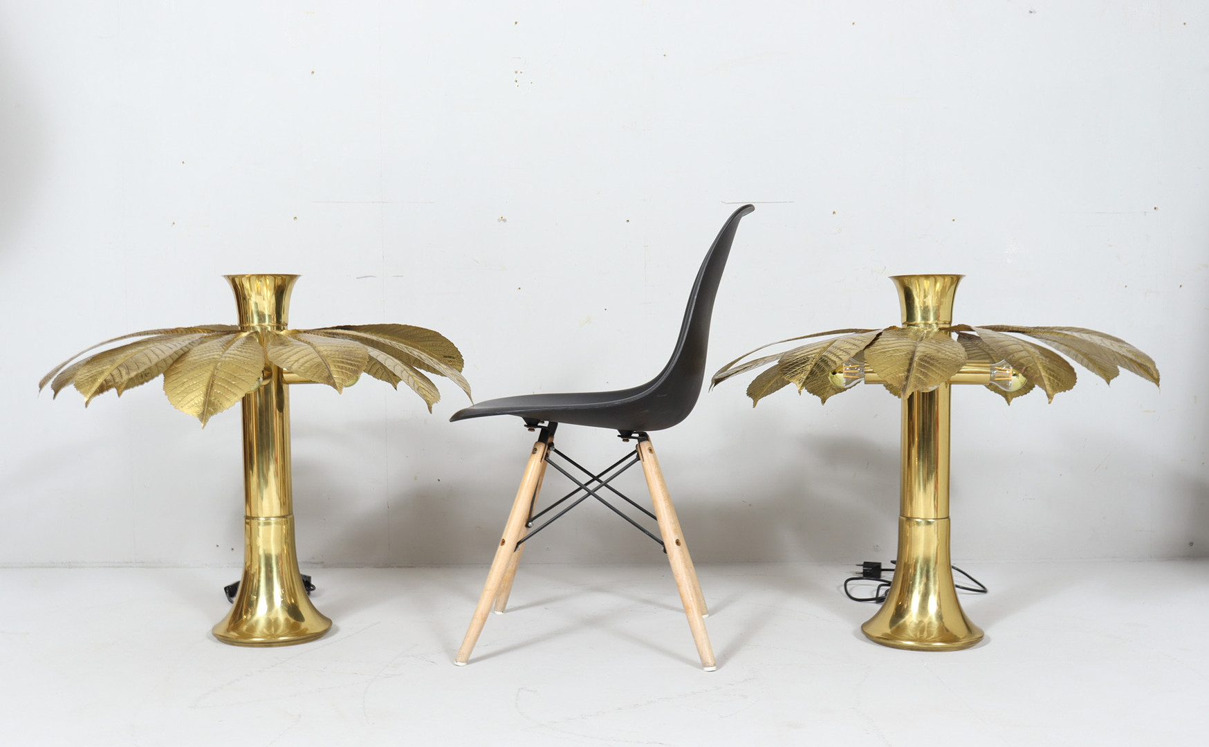 CARLO GIORGI. 2 Skulpturale Lampen/Tischlampen von Carlo Giorgi für für Bottega Gadda, Modell: Ippocastano, Italien, 1970er Jahre.