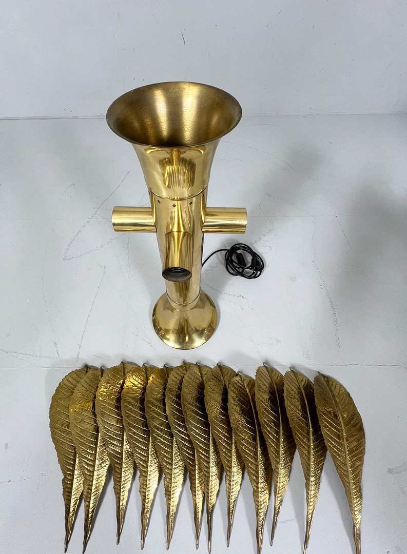 CARLO GIORGI. 2 Skulpturale Lampen/Tischlampen von Carlo Giorgi für für Bottega Gadda, Modell: Ippocastano, Italien, 1970er Jahre.