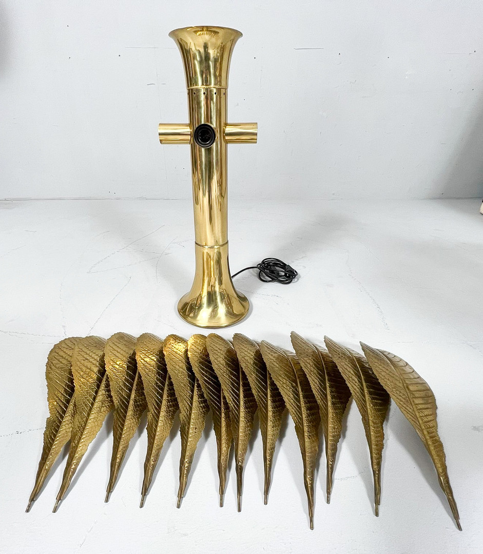CARLO GIORGI. 2 Skulpturale Lampen/Tischlampen von Carlo Giorgi für für Bottega Gadda, Modell: Ippocastano, Italien, 1970er Jahre.