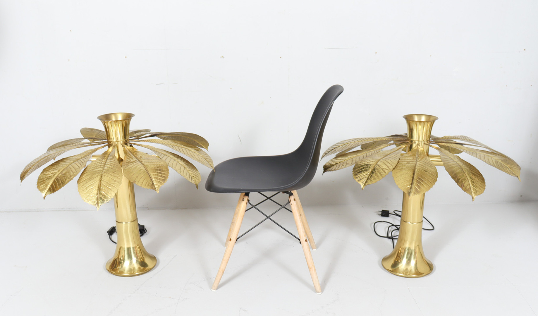 CARLO GIORGI. 2 Skulpturale Lampen/Tischlampen von Carlo Giorgi für für Bottega Gadda, Modell: Ippocastano, Italien, 1970er Jahre.